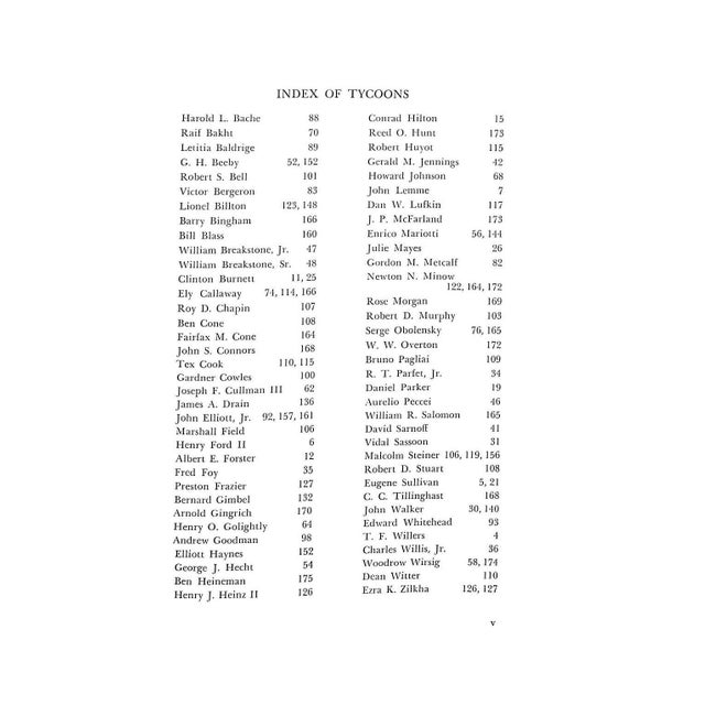 "Tycoons in the Kitchen: The Favorite Recipes of the Men Who Run Big Business" 1968 Dorn, Michael For Sale - Image 10 of 12