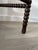 Vintage Corner Chair in Turned Wood with Straw Seat, 1940s For Sale - Image 4 of 12