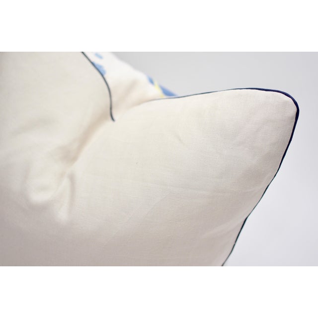 Contemporary Lake August "Agave Americana" 24" Square Hand Blocked Linen Pillow For Sale - Image 3 of 8