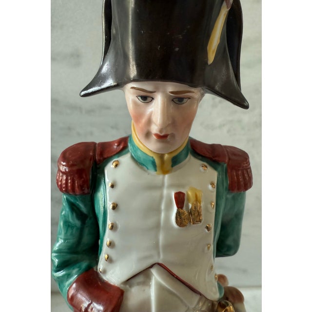 Mid-Century Modern Lamp With Napoleon Bonaparte Figurine For Sale - Image 3 of 10