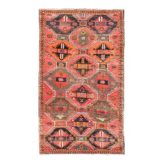 Antique Tribal From Cihanbeyli Konya With Geometric Medallions 3'10'' X 6'9'' For Sale