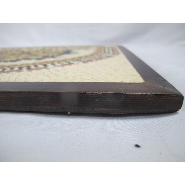 Hisham's Palace Tree of Life Animals Mosaic Tile Wall Hanging For Sale In Portland, OR - Image 6 of 8