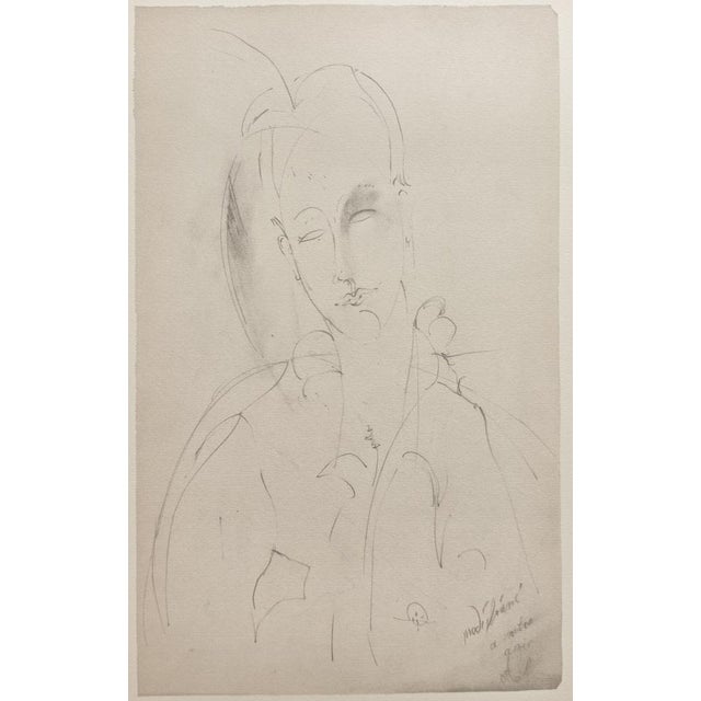 A. Modigliani, Lunia, Lithograph For Sale - Image 7 of 7