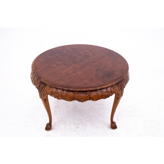 Carved Table, Western Europe, 1910 For Sale - Image 3 of 9