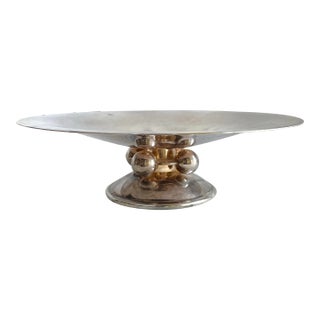 1930s Art Deco “Normandie” Fruit Bowl by Luc Lanel for Christofle For Sale