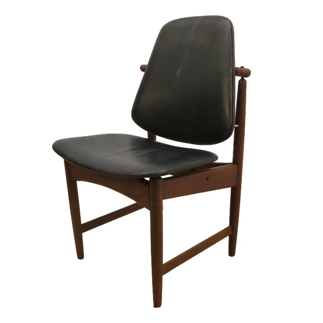 Teak Chair by Arne Hovmand-Olsen, Denmark, 1960s For Sale