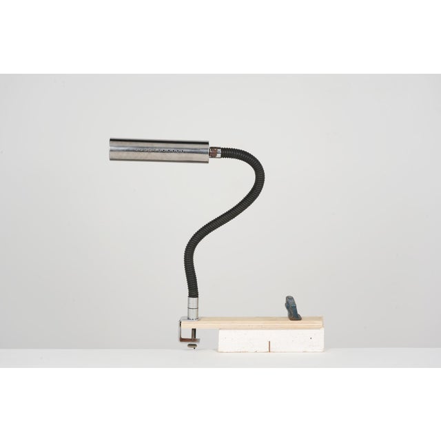 Vintage French Desk Lamp in Steel, 1970 For Sale - Image 6 of 6