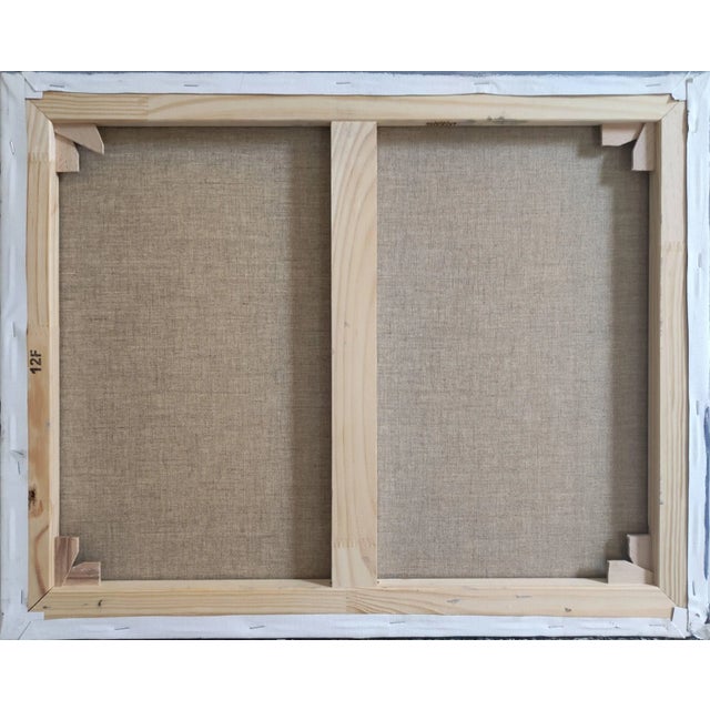 Modern Abstract Countryside Landscape Painting by Sophie Dumont, Framed For Sale - Image 4 of 9