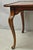 Wood Contemporary Italian Regency Style Star Inlay Cabriole Leg Burl Wood Game Table For Sale - Image 7 of 13