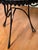 Italian Hand-Painted Ceramic Tile Top Bistro, Side Table With Wrought Iron Base, 1950s For Sale - Image 12 of 15