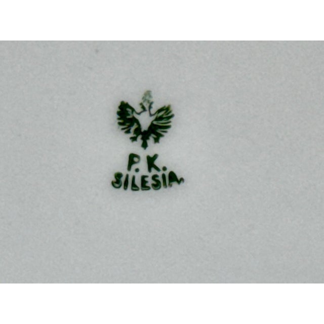 Ceramic 1920s German P K Silesia Handled Platter For Sale - Image 7 of 7