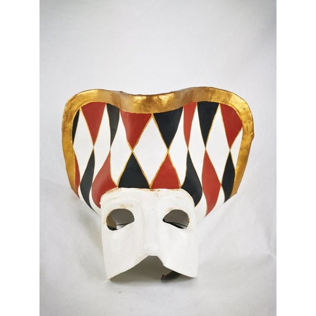 Carnival Mask by Guerrino Lovato, 1980s For Sale - Image 3 of 11