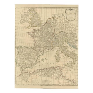 Antique Roman Empire Map, 1818 For Sale