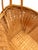 1980s Vintage Wicker Gathering Basket With Wrapped Bamboo Handle For Sale - Image 5 of 8