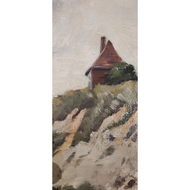 Elisa Berlincourt, Promenade en bord du lac, Oil on Canvas For Sale - Image 7 of 10