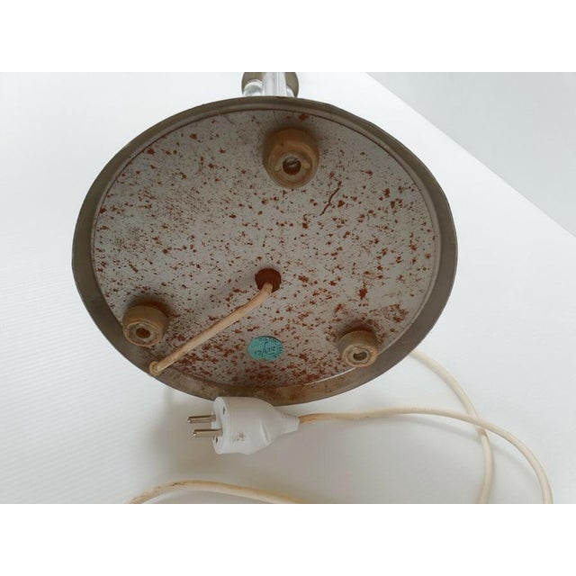 Art Deco Table Lamp attributed to Jacques Adnet for Hilton Hotels, 1930s-1940s For Sale - Image 6 of 13