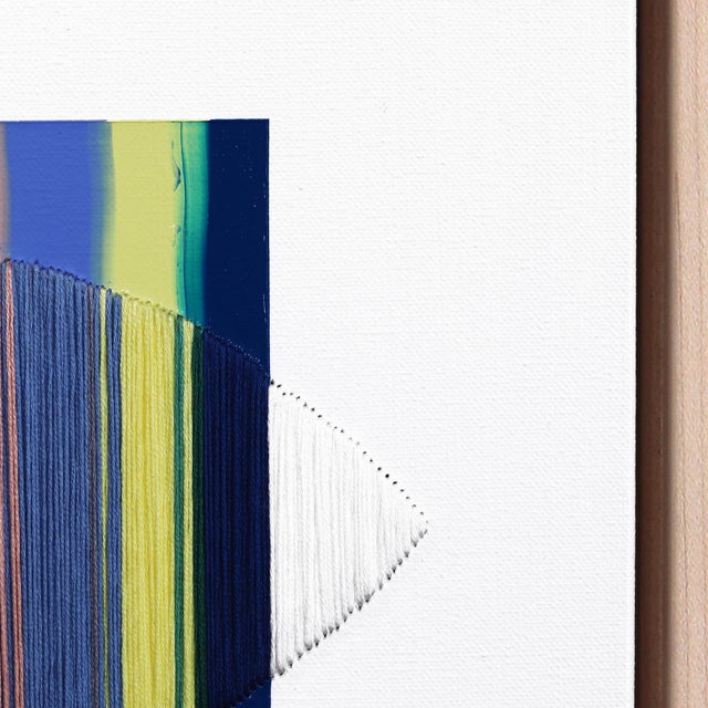 Abstract I've Walked Every Walkable Bridge - Framed Colorful Abstract Original Artwork by Raul De La Torre For Sale - Image 3 of 8