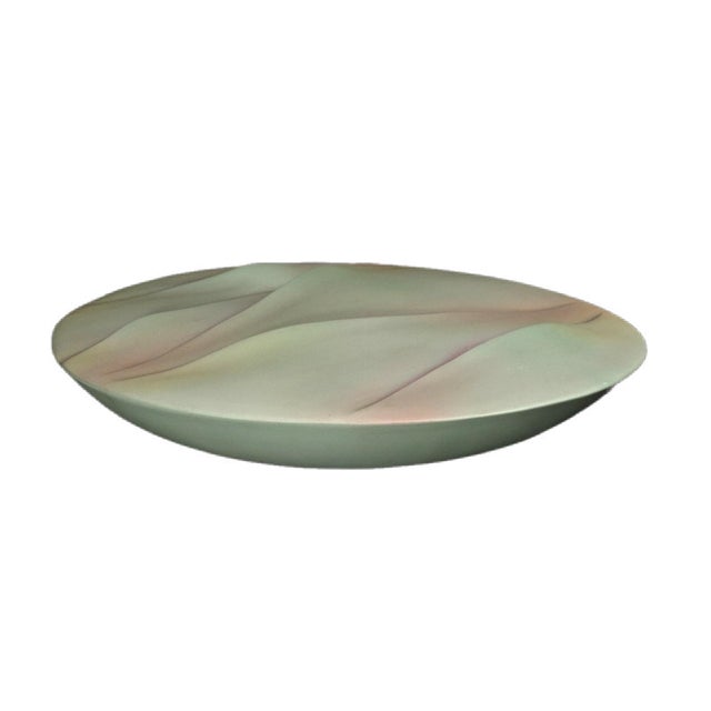 Large American Craft Ceramic Vessel by Emily Rossheim A serene and sculptural large-scale ceramic vessel by the noted...