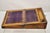 Victorian Antique English Victorian Burl Walnut Small Lap Desk Box With Fitted Interior For Sale - Image 3 of 12