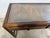 Vintage Chinioiserie Style Glass Rattan Top 2 Tier Console Table Desk For Sale - Image 14 of 14