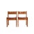 Brown Pine Dining Chairs by Ate van Apeldoorn, 1972, Set of 2 For Sale - Image 8 of 10