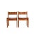 Brown Pine Dining Chairs by Ate van Apeldoorn, 1972, Set of 4 For Sale - Image 8 of 10