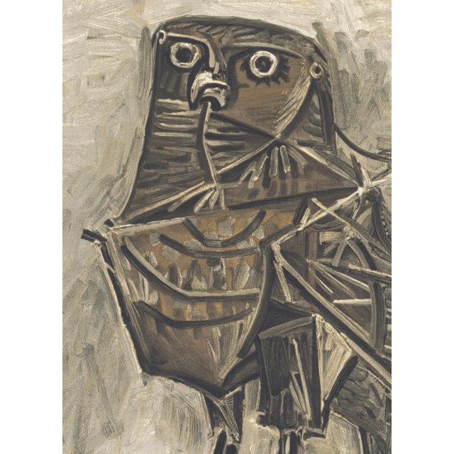 Abstract 1954 Pablo Picasso Lithograph "Le Hibou" (The Owl) For Sale - Image 3 of 6
