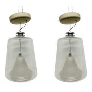 1990s Marta Laudani & Marco Romanelli, Oluce, Hanging Lamps - a Pair For Sale