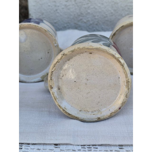 Antique Earthenware Mugs, Set of 6 For Sale - Image 9 of 18