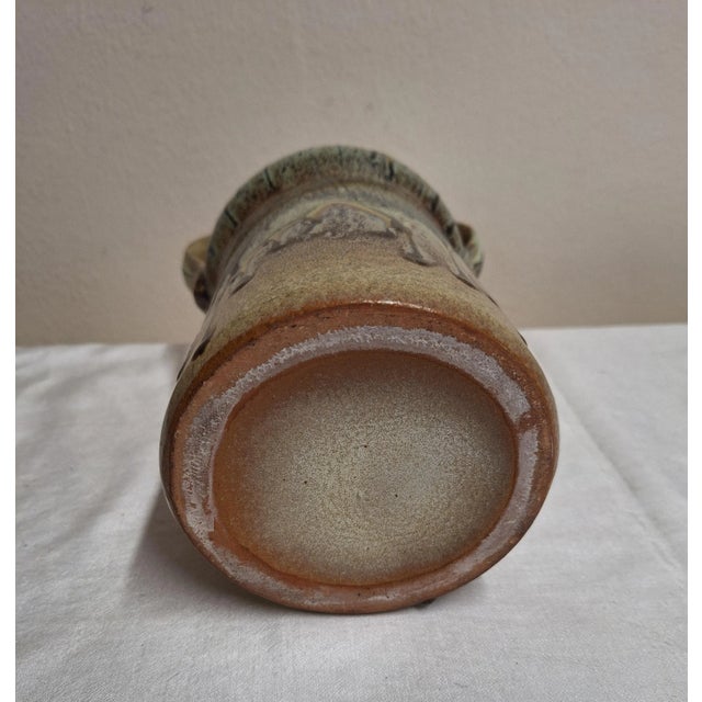 Vintage German Ceramic Vase by Carstens, 1970s For Sale - Image 4 of 5