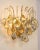 Large Golden Gilded Brass & Crystal Sconces by C.Palme, Germany, 1970s, Set of 2 For Sale - Image 8 of 10