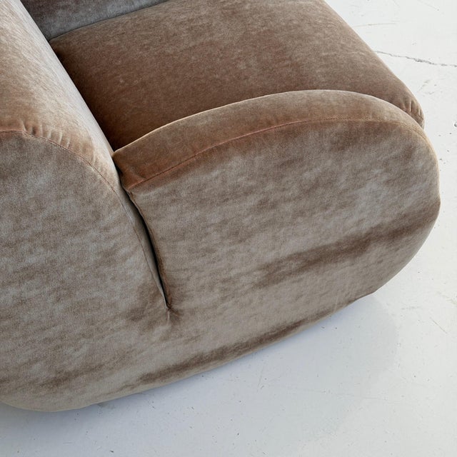 1990s Rockstar Chair Attributed to Vladimir Kagan for American Leather For Sale - Image 9 of 10