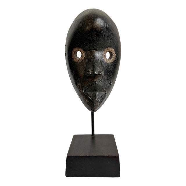 Vintage Dan Passport Mask on Stand For Sale