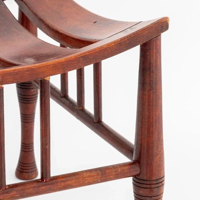 Traditional Liberty & Co. Style Thebes Stool For Sale - Image 3 of 5