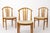 Vintage Swedish Chairs in Beechwood by Carl-Ewert Ekström, 1960s, Set of 3 For Sale - Image 3 of 9