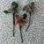 French Vintage French Hand Beaded Flowers For Sale - Image 3 of 9