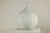 Large Artisan Unglazed Ceramic Vase with Pale Blue White Ribbed Finish For Sale - Image 10 of 13