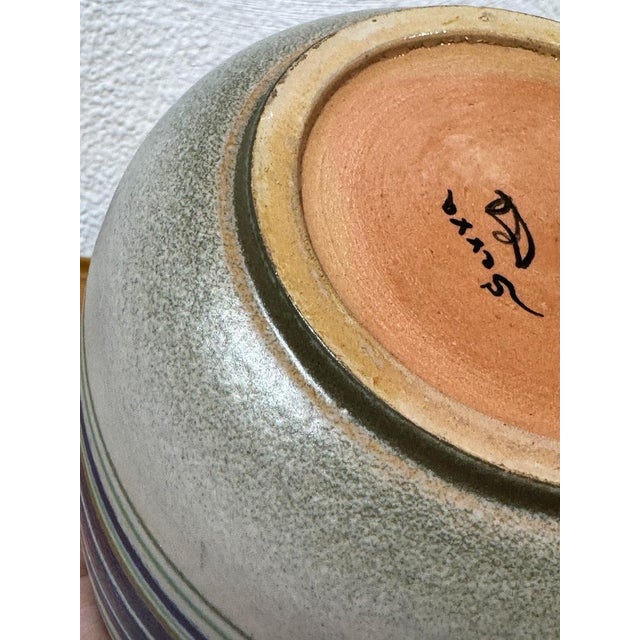 Mid-Century Ceramic Vase from Serra For Sale - Image 5 of 8