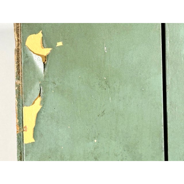 Wood Primitive Mirrored Wall Mount Medicine Cabinet For Sale - Image 7 of 17