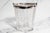 Brilliant English Vintage Crystal Ice Bucket Silverplate Rim Handle Luxury Barware Home Decor For Sale In New York - Image 6 of 10