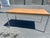 Attributed Steelcase Minimalist Vintage Mid Century Modern Metal Retro Tanker Utility Table For Sale - Image 11 of 12