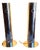 Vintage Table Lamps with Chrome-Plated Metal Housing and White Plastic Shade from Wofi-Leuchten, 2000s, Set of 2 For Sale