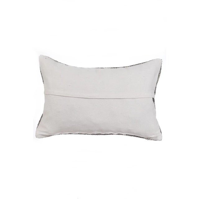 Mid-Century Modern Gray Decorative Pillow Cover For Sale - Image 3 of 4