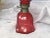 Metal Antique Victorian Cranberry Glass Oil Lamp For Sale - Image 7 of 13