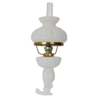 Mid-Century Glass Table Lamp, 1960s For Sale