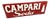 Campari Sign in Enameled Metal For Sale