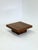 Mid-Century Modern Square Coffee Table by Fratelli Turri with Burl Wood, 1970s For Sale - Image 3 of 12