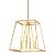 Sean Lavin by Visual Comfort Studio Conant Medium Lantern, Gilded Satin Brass For Sale