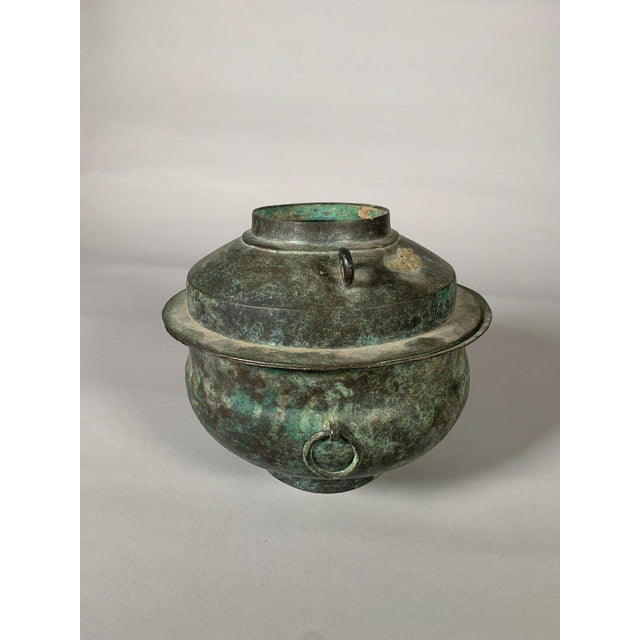 Large Bronze Offering Steamer, Han Dynasty, 206 BC–220 AD, Archaeology, China For Sale - Image 4 of 10