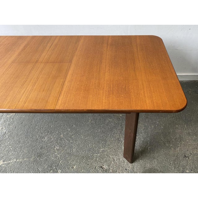 A striking g plan dining table from the 1960s/70s that stands apart from g plan's more typical output — the design...